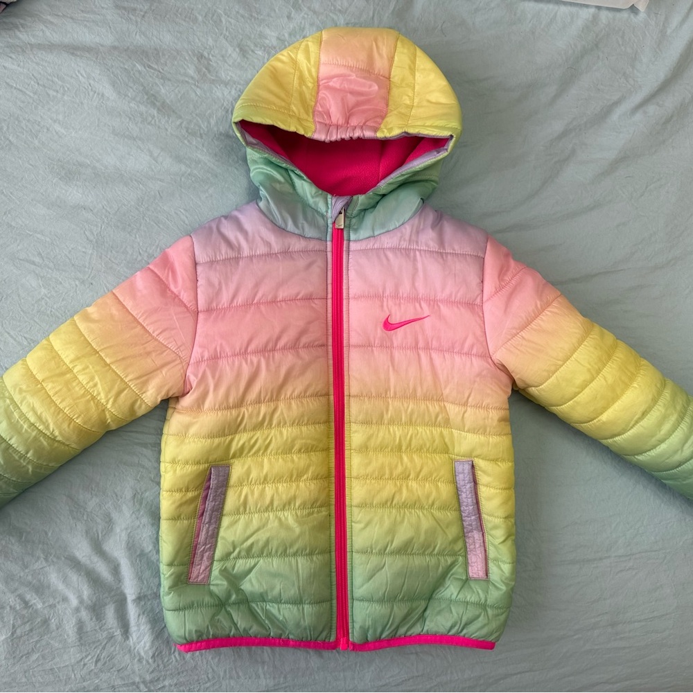 Nike Kids Multicolor Puffer Jacket